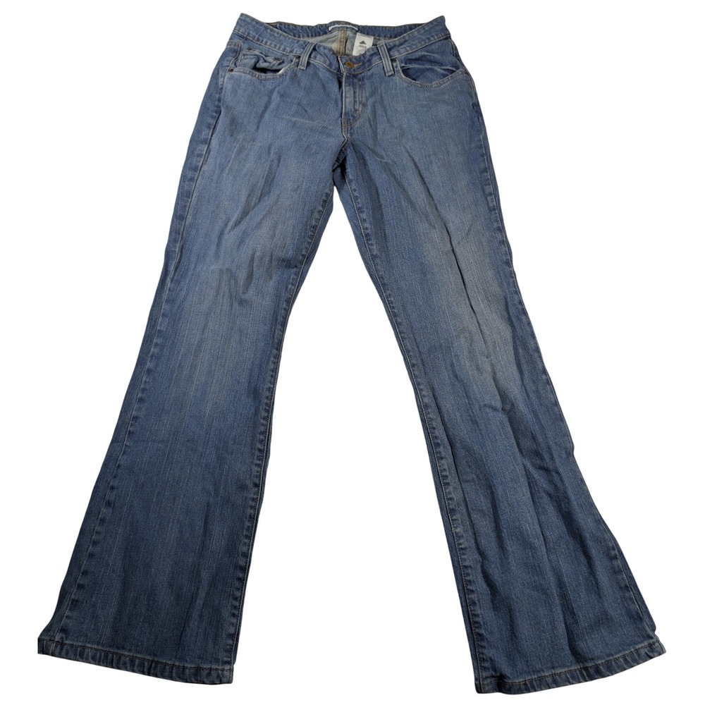 Levi Jeans Womens 16M Blue Curvy Cut Bootcut Stretch Denim Medium Wash